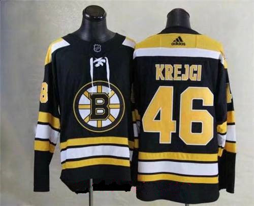 Mens Boston Bruins 46 David Krejci Black 2017 2018 Adidas Hockey Stitched Nhl Jersey