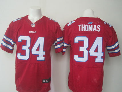 Mens Buffalo Bills 34 Thurman Thomas Red Retired Player 2015 Nfl Nike Elite Jersey