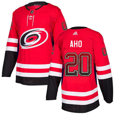 Mens Carolina Hurricanes 20 Sebastian Aho Red Drift Fashion Adidas Jersey