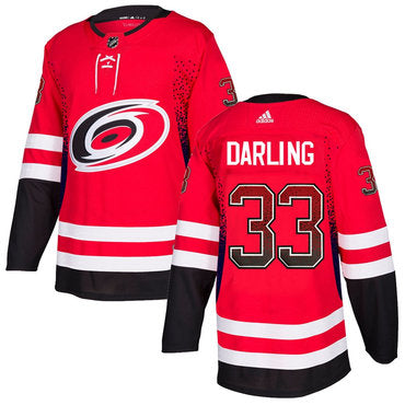 Mens Carolina Hurricanes 33 Scott Darling Red Drift Fashion Adidas Jersey