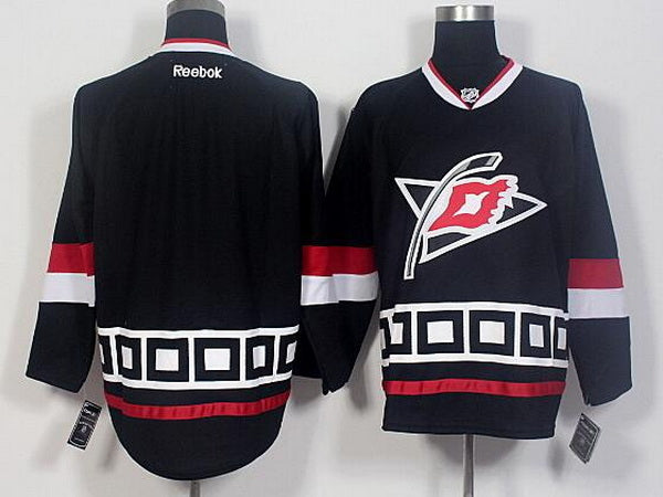 Mens Carolina Hurricanes Blank Black Third Hockey Jersey