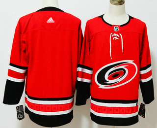 Mens Carolina Hurricanes Blank Red 2017 2018 Hockey Stitched Nhl Jersey