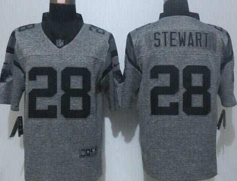 Mens Carolina Panthers 28 Jonathan Stewart Nike Gray Gridiron 2015 Nfl Gray Limited Jersey