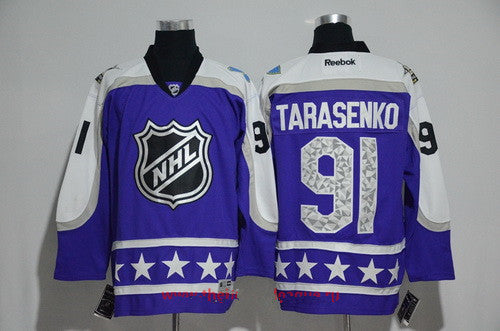 Mens Central Division St Louis Blues 91 Vladimir Tarasenko Reebok Purple 2017 Nhl All star Stitched Ice Hockey Jersey