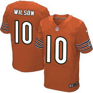 Mens Chicago Bears 10 Marquess Wilson Orange Alternate Nfl Nike Elite Jersey