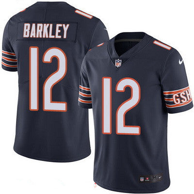 Mens Chicago Bears 12 Matt Barkley Navy Blue 2016 Color Rush Stitched Nfl Nike Limited Jersey