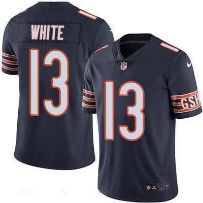 Mens Chicago Bears 13 Kevin White Navy Blue 2016 Color Rush Stitched Nfl Nike Limited Jersey