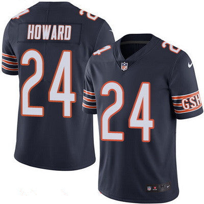 Mens Chicago Bears 24 Jordan Howard Navy Blue 2016 Color Rush Stitched Nfl Nike Limited Jersey