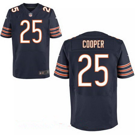 Mens Chicago Bears 25 Marcus Cooper Navy Blue Team Color Stitched Nfl Nike Elite Jersey