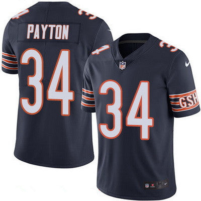 Mens Chicago Bears 34 Walter Payton Navy Blue 2016 Color Rush Stitched Nfl Nike Limited Jersey