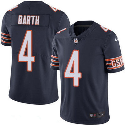 Mens Chicago Bears 4 Connor Barth Navy Blue 2016 Color Rush Stitched Nfl Nike Limited Jersey