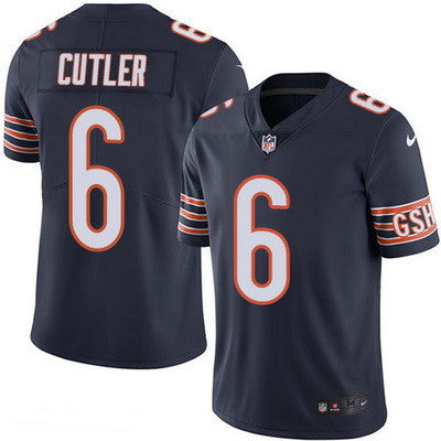Mens Chicago Bears 6 Jay Cutler Navy Blue 2016 Color Rush Stitched Nfl Nike Limited Jersey