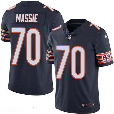 Mens Chicago Bears 70 Bobby Massie Navy Blue 2016 Color Rush Stitched Nfl Nike Limited Jersey