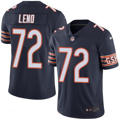 Mens Chicago Bears 72 Charles Leno Navy Blue 2016 Color Rush Stitched Nfl Nike Limited Jersey