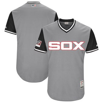Mens Chicago White Sox Blank Majestic Gray 2018 Players Weekend Authentic Team Jersey
