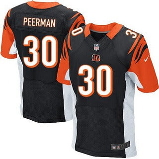 Mens Cincinnati Bengals 30 Cedric Peerman Black Team Color Nfl Nike Elite Jersey
