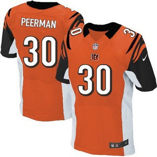 Mens Cincinnati Bengals 30 Cedric Peerman Orange Alternate Nfl Nike Elite Jersey