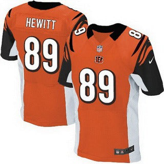 Mens Cincinnati Bengals 89 Ryan Hewitt Orange Alternate Nfl Nike Elite Jersey