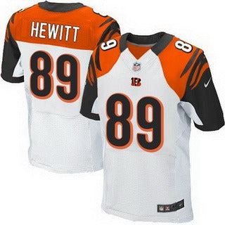 Mens Cincinnati Bengals 89 Ryan Hewitt White Road Nfl Nike Elite Jersey