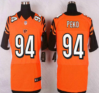 Mens Cincinnati Bengals 94 Domata Peko Orange Alternate Nfl Nike Elite Jersey