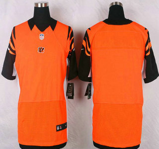 Mens Cincinnati Bengals Blank Orange Alternate Nfl Nike Elite Jersey