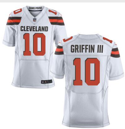 Mens Cleveland Browns 10 Robert Griffin Iii 2015 Nike White Elite Jersey