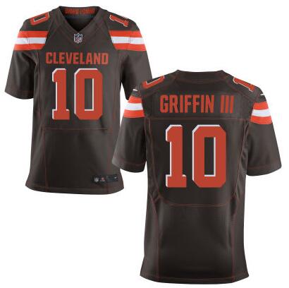 Mens Cleveland Browns 10 Robert Griffin Iii Team Color 2015 Nfl Nike Elite Jersey