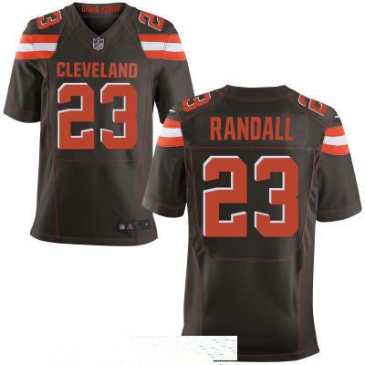 Mens Cleveland Browns 23 Damarious Randall Brown Team Color Stitched Nfl Nike Elite Jersey