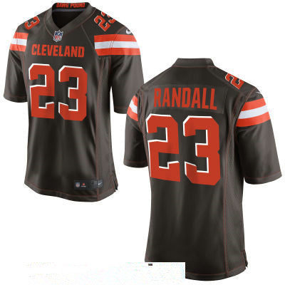 Mens Cleveland Browns 23 Damarious Randall Brown Team Color Stitched Nfl Nike Game Jersey