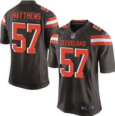 Mens Cleveland Browns 57 Clay Matthews Brown Team Color 2015 Nfl Nike Elite Jersey
