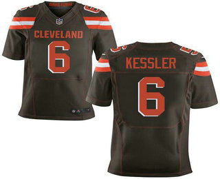 Mens Cleveland Browns 6 Cody Kessler Brown Team Color Stitched Nfl New Elite Jersey