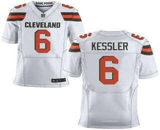 Mens Cleveland Browns 6 Cody Kessler White Mens Stitched Nfl New Elite Jersey