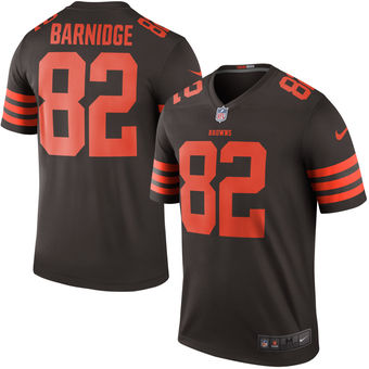 Mens Cleveland Browns 82 Gary Barnidge Nike Brown Color Rush Legend Jersey