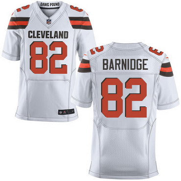 Mens Cleveland Browns 82 Gary Barnidge White Road 2015 Nfl Nike Elite Jersey