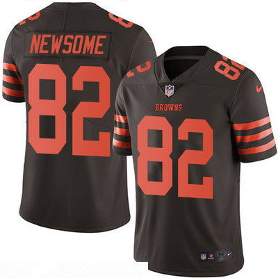 Mens Cleveland Browns 82 Ozzie Newsome Brown 2016 Color Rush Stitched Nfl Nike Limited Jersey