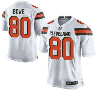 Mens Cleveland Browns Brown 80 Dwayne Bowe White Road 2015 Nfl Nike Elite Jersey