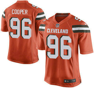 Mens Cleveland Browns Brown 96 Xavier Cooper Orange Alternate 2015 Nfl Nike Elite Jersey