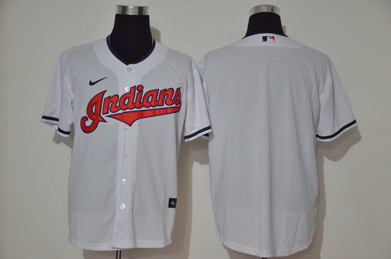 Mens Cleveland Indians Blank White Stitched Mlb Cool Base Nike Jersey