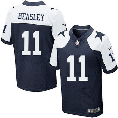 Mens Dallas Cowboys 11 Cole Beasley Navy Blue Thanksgiving Alternate Nfl Nike Elite Jersey