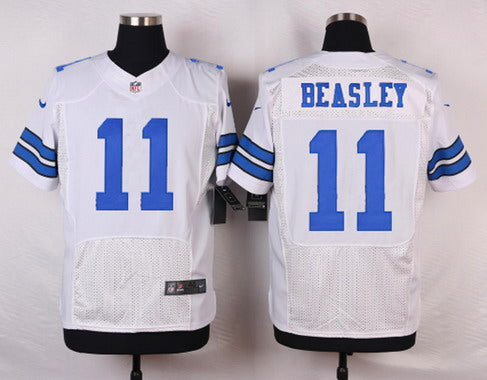 Mens Dallas Cowboys 11 Cole Beasley White Road Nfl Nike Elite Jersey