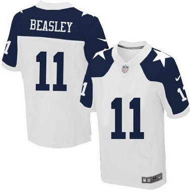 Mens Dallas Cowboys 11 Cole Beasley White Thanksgiving Alternate Nfl Nike Elite Jersey