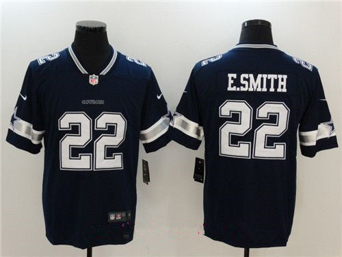 Mens Dallas Cowboys 22 Emmitt Smith Navy Blue 2017 Vapor Untouchable Stitched Nfl Nike Limited Jersey