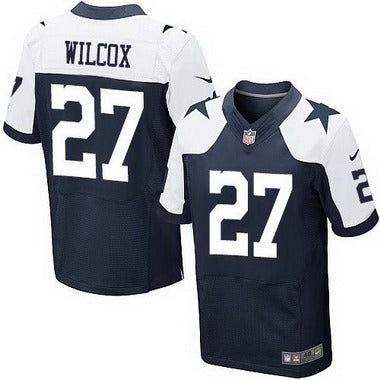 Mens Dallas Cowboys 27 J J Wilcox Navy Blue Thanksgiving Alternate Nfl Nike Elite Jersey