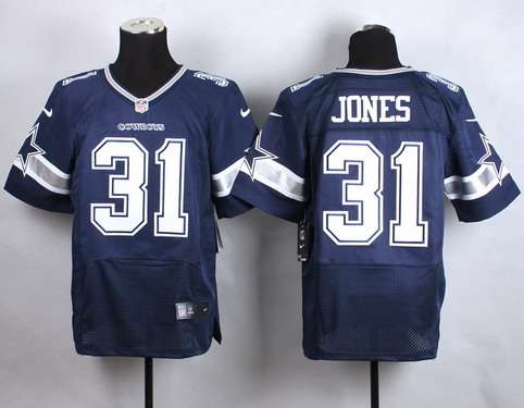 Mens Dallas Cowboys 31 Byron Jones Nike Blue Elite Jersey