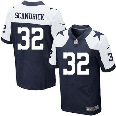 Mens Dallas Cowboys 32 Orlando Scandrick Navy Blue Thanksgiving Alternate Nfl Nike Elite Jersey
