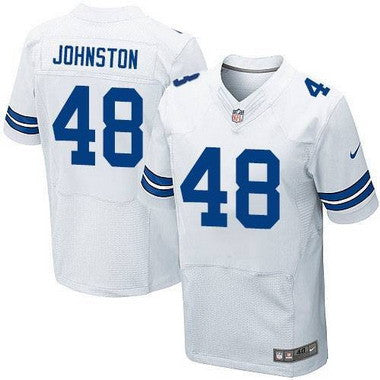 Mens Dallas Cowboys 48 Daryl Johnston White Retired Player Nfl Nike Elite Jersey