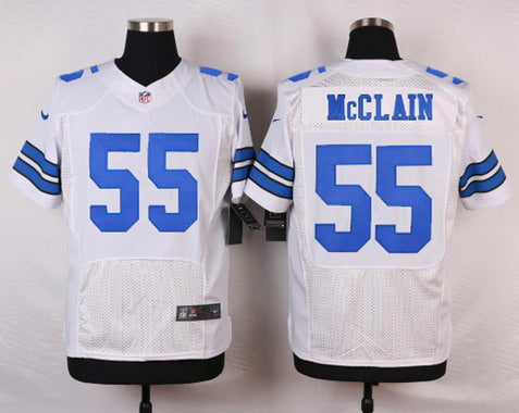 Mens Dallas Cowboys 55 Rolando Mcclain White Road Nfl Nike Elite Jersey