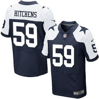Mens Dallas Cowboys 59 Anthony Hitchens Navy Blue Thanksgiving Alternate Nfl Nike Elite Jersey