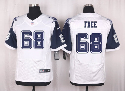 Mens Dallas Cowboys 68 Doug Free Nike White Color Rush 2015 Nfl Elite Jersey