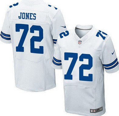 Mens Dallas Cowboys 72 Ed Jones White Retired Player Nfl Nike Elite Jersey